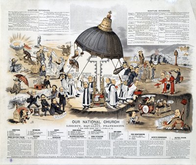 ジョンヘイウッド発行の私たちの国立教会、1883年 作： English School